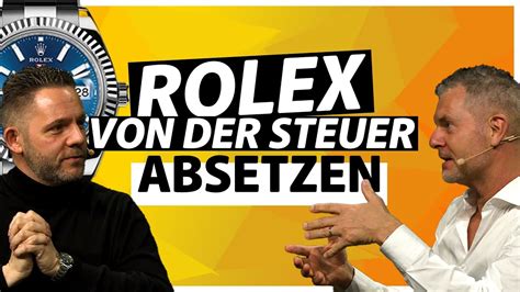 rolex steuer|Steuertipps: Rolex von der Steuer absetzen .